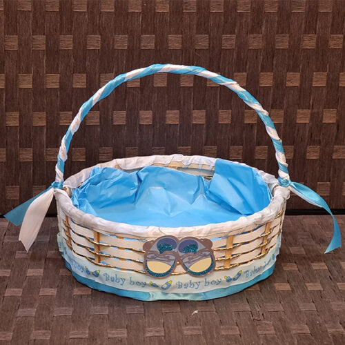 Baby Basket Decorated (Empty)