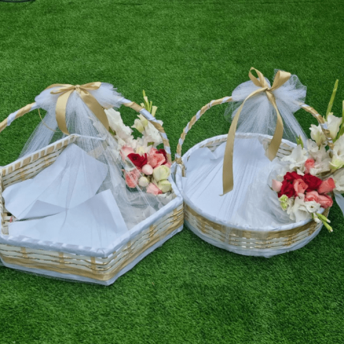Basket with Embellishment 12 inches